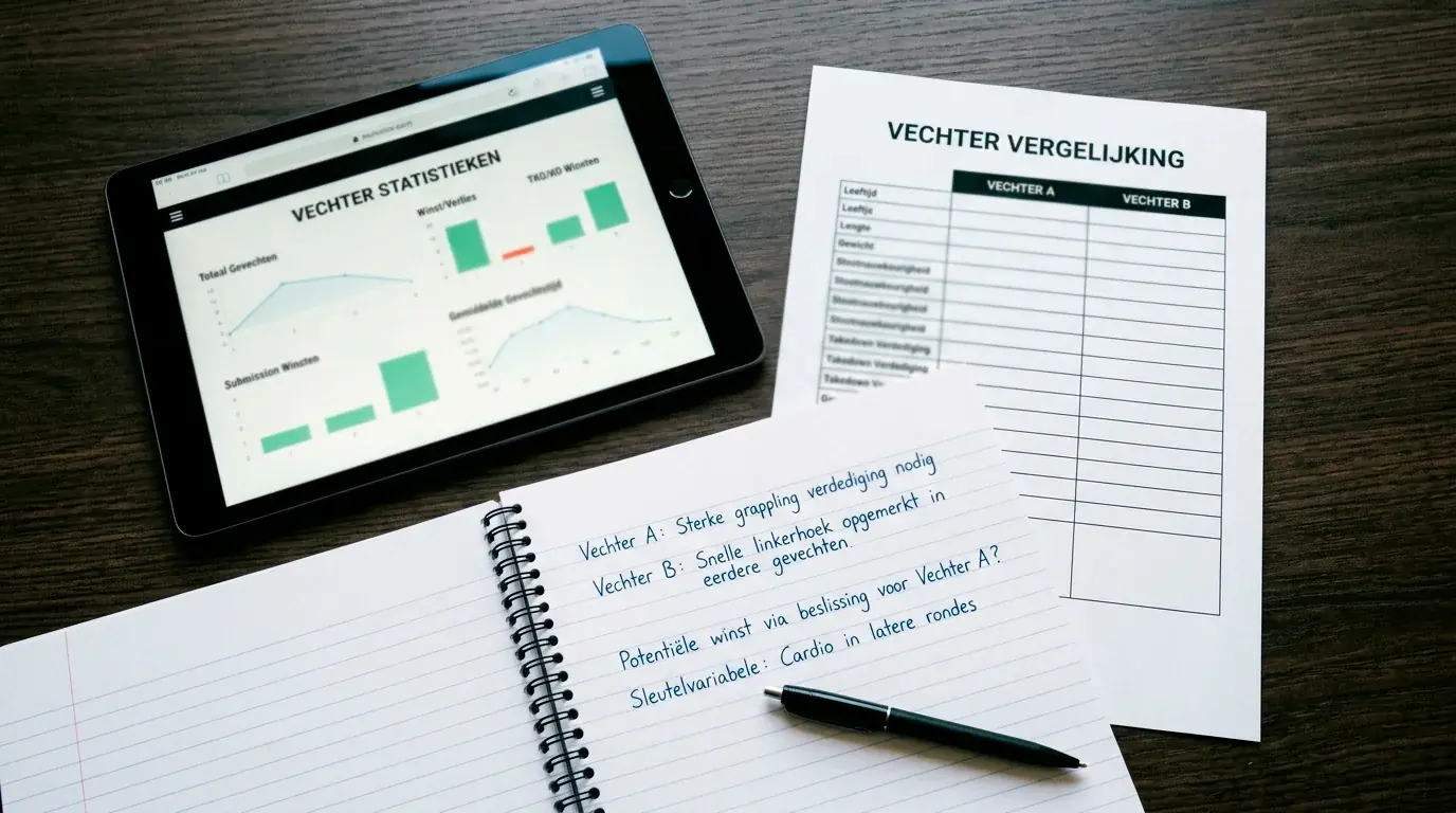 UFC-vechteranalyse en strategische voorbereiding voor weddenschappen