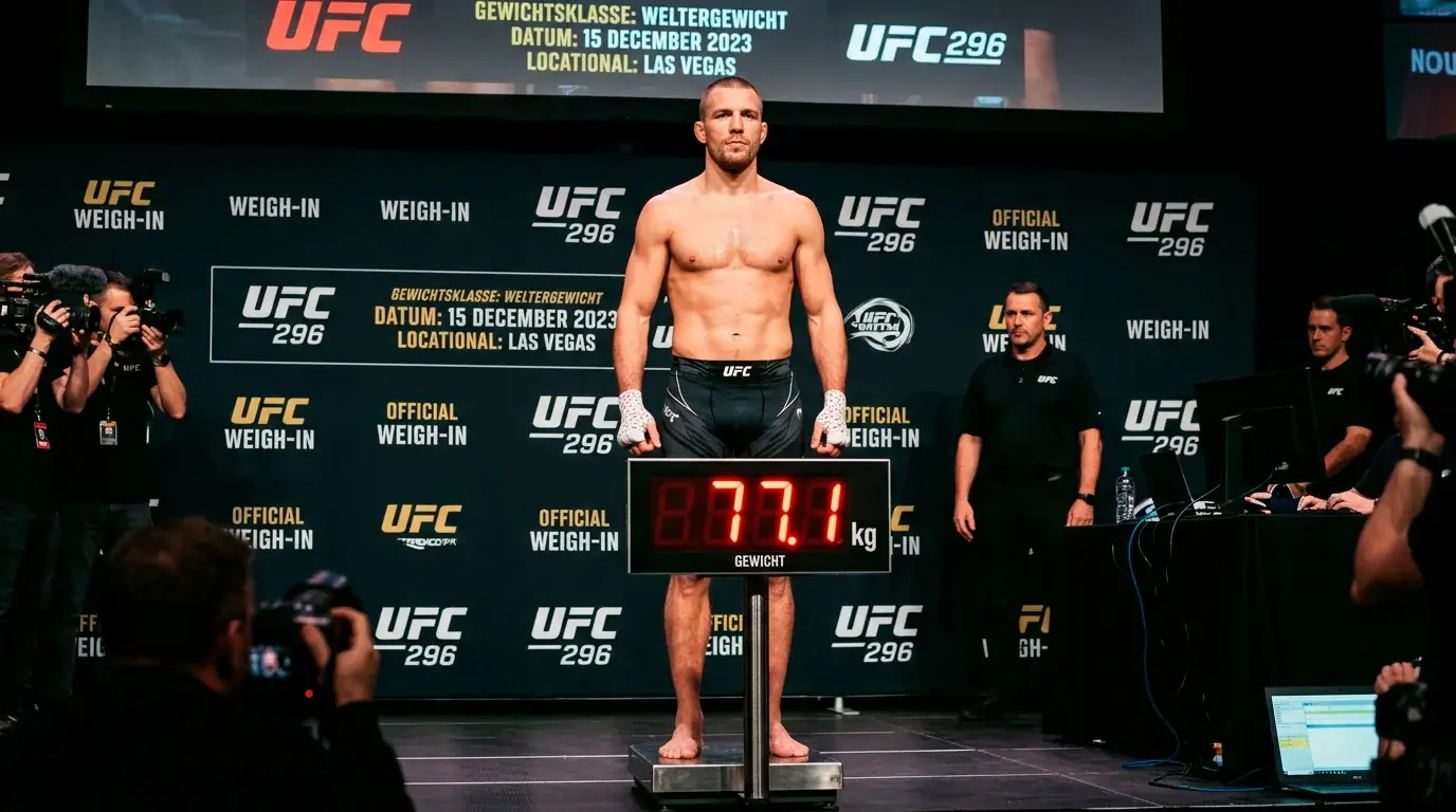 UFC Weigh-In & Odds 2026: Weegsessie Cijfers Analyseren
