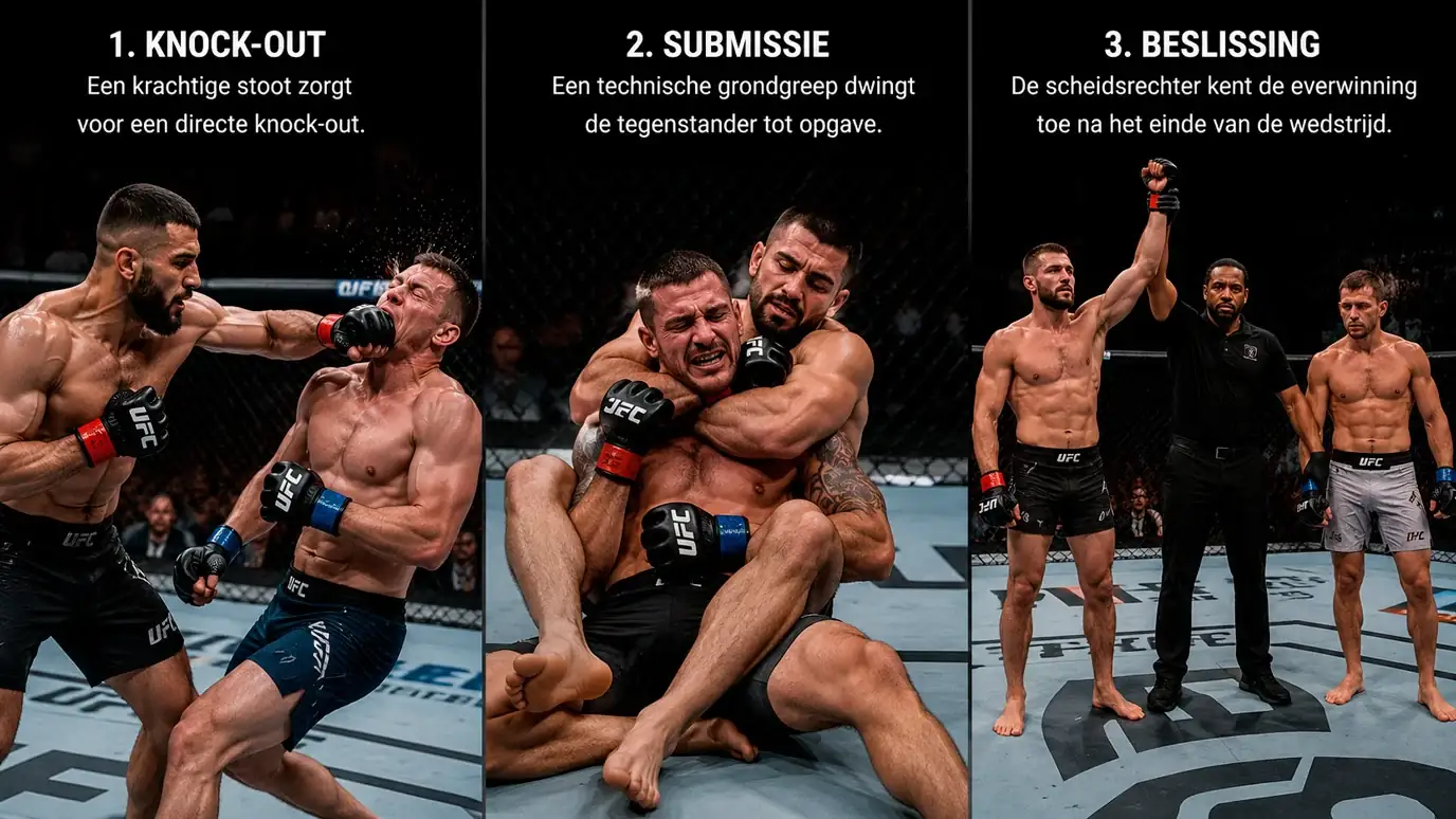 Wedden op UFC-Winstmethoden: KO, Submission & Decisions